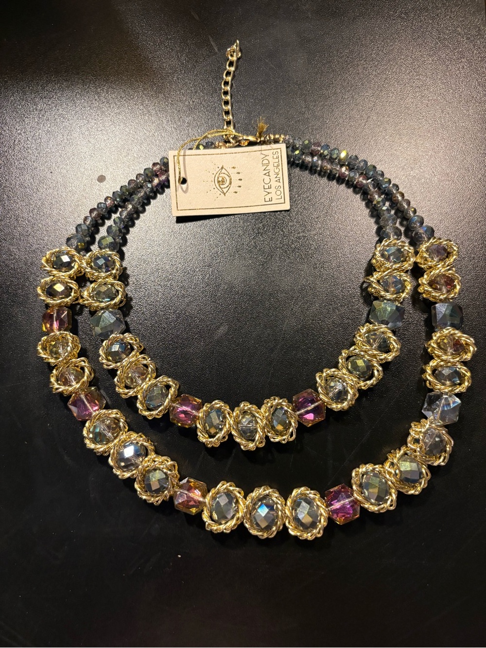 Chunky double layer necklace